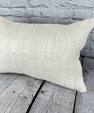 16 x 24 Hemp Pillow Turkish Cushion Natural White Pillow Cushion Cover #6070