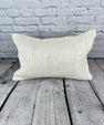 16 x 24 Hemp Pillow Turkish Cushion Natural White Pillow Cushion Cover #6069