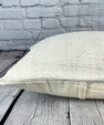 16 x 24 Hemp Pillow Turkish Cushion Natural White Pillow Cushion Cover #6069