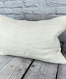 16 x 24 Hemp Pillow Turkish Cushion Natural White Pillow Cushion Cover #6094