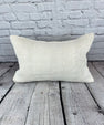 16 x 24 Hemp Pillow Turkish Cushion Natural White Pillow Cushion Cover #6093