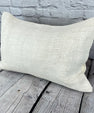 16 x 24 Hemp Pillow Turkish Cushion Natural White Pillow Cushion Cover #6091