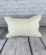 16 x 24 Hemp Pillow Turkish Cushion Natural White Pillow Cushion Cover #6085