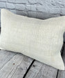 16 x 24 Hemp Pillow Turkish Cushion Natural White Pillow Cushion Cover #6085