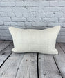 16 x 24 Hemp Pillow Turkish Cushion Natural White Pillow Cushion Cover #6083