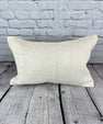 16 x 24 Hemp Pillow Turkish Cushion Natural White Pillow Cushion Cover #6079