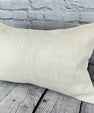 16 x 24 Hemp Pillow Turkish Cushion Natural White Pillow Cushion Cover #6079