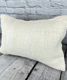 16 x 24 Hemp Pillow Turkish Cushion Natural White Pillow Cushion Cover #6101