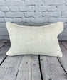 16 x 24 Hemp Pillow Turkish Cushion Natural White Pillow Cushion Cover #6100