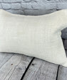 16 x 24 Hemp Pillow Turkish Cushion Natural White Pillow Cushion Cover #6100
