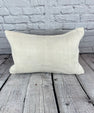 16 x 24 Hemp Pillow Turkish Cushion Natural White Pillow Cushion Cover #6090