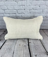 16 x 24 Hemp Pillow Turkish Cushion Natural White Pillow Cushion Cover #6088
