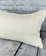 16 x 24 Hemp Pillow Turkish Cushion Natural White Pillow Cushion Cover #6088
