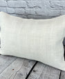 16 x 24 Hemp Pillow Turkish Cushion Natural White Pillow Cushion Cover #6075