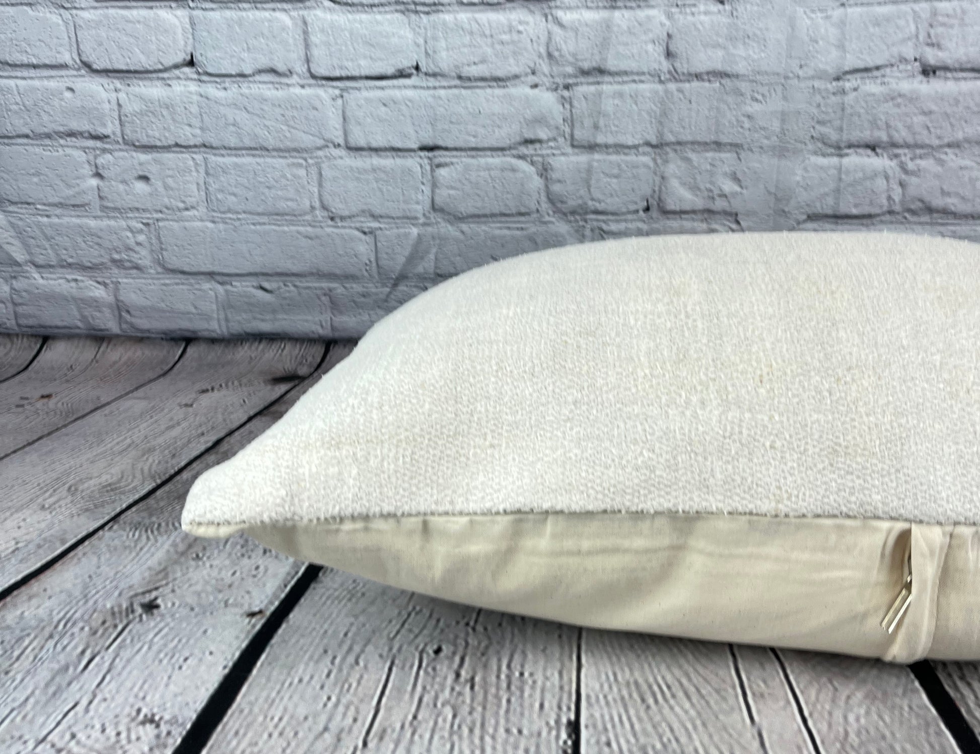 16 x 24 Hemp Pillow Turkish Cushion Natural White Pillow Cushion Cover #6075