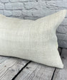 16 x 24 Hemp Pillow Turkish Cushion Natural White Pillow Cushion Cover #6068