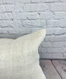 16 x 24 Hemp Pillow Turkish Cushion Natural White Pillow Cushion Cover #6068