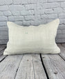 16 x 24 Hemp Pillow Turkish Cushion Natural White Pillow Cushion Cover #6097