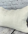 16 x 24 Hemp Pillow Turkish Cushion Natural White Pillow Cushion Cover #6097