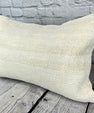 16 x 24 Hemp Pillow Turkish Cushion Natural White Pillow Cushion Cover #6112