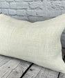 16 x 24 Hemp Pillow Turkish Cushion Natural White Pillow Cushion Cover #6109