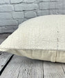 16 x 24 Hemp Pillow Turkish Cushion Natural White Pillow Cushion Cover #6108