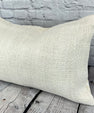 16 x 24 Hemp Pillow Turkish Cushion Natural White Pillow Cushion Cover #6107