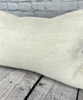 16 x 24 Hemp Pillow Turkish Cushion Natural White Pillow Cushion Cover #6106