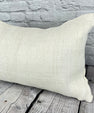 16 x 24 Hemp Pillow Turkish Cushion Natural White Pillow Cushion Cover #6104