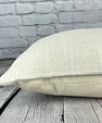 16 x 24 Hemp Pillow Turkish Cushion Natural White Pillow Cushion Cover #6104