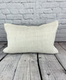 16 x 24 Hemp Pillow Turkish Cushion Natural White Pillow Cushion Cover #6105