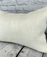 16 x 24 Hemp Pillow Turkish Cushion Natural White Pillow Cushion Cover #6103