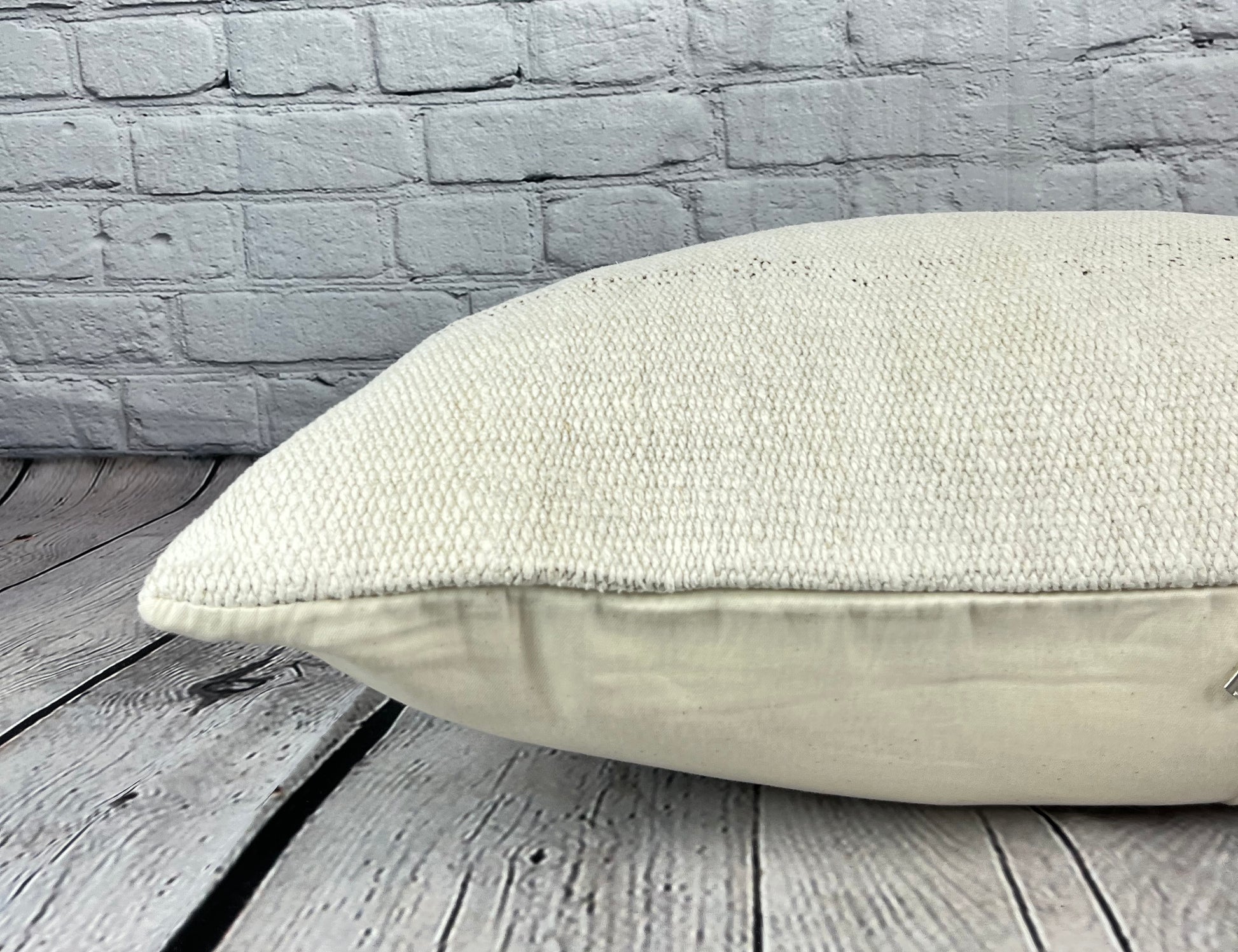 16 x 24 Hemp Pillow Turkish Cushion Natural White Pillow Cushion Cover #6102