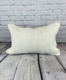 16 x 24 Hemp Pillow Turkish Cushion Natural White Pillow Cushion Cover #6123