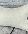 16 x 24 Hemp Pillow Turkish Cushion Natural White Pillow Cushion Cover #6123