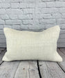 16 x 24 Hemp Pillow Turkish Cushion Natural White Pillow Cushion Cover #6120