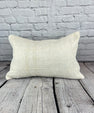 16 x 24 Hemp Pillow Turkish Cushion Natural White Pillow Cushion Cover #6121