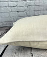 16 x 24 Hemp Pillow Turkish Cushion Natural White Pillow Cushion Cover #6128