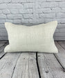 16 x 24 Hemp Pillow Turkish Cushion Natural White Pillow Cushion Cover #6129