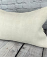16 x 24 Hemp Pillow Turkish Cushion Natural White Pillow Cushion Cover #6132