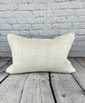 16 x 24 Hemp Pillow Turkish Cushion Natural White Pillow Cushion Cover #6131