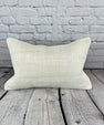 16 x 24 Hemp Pillow Turkish Cushion Natural White Pillow Cushion Cover #6133