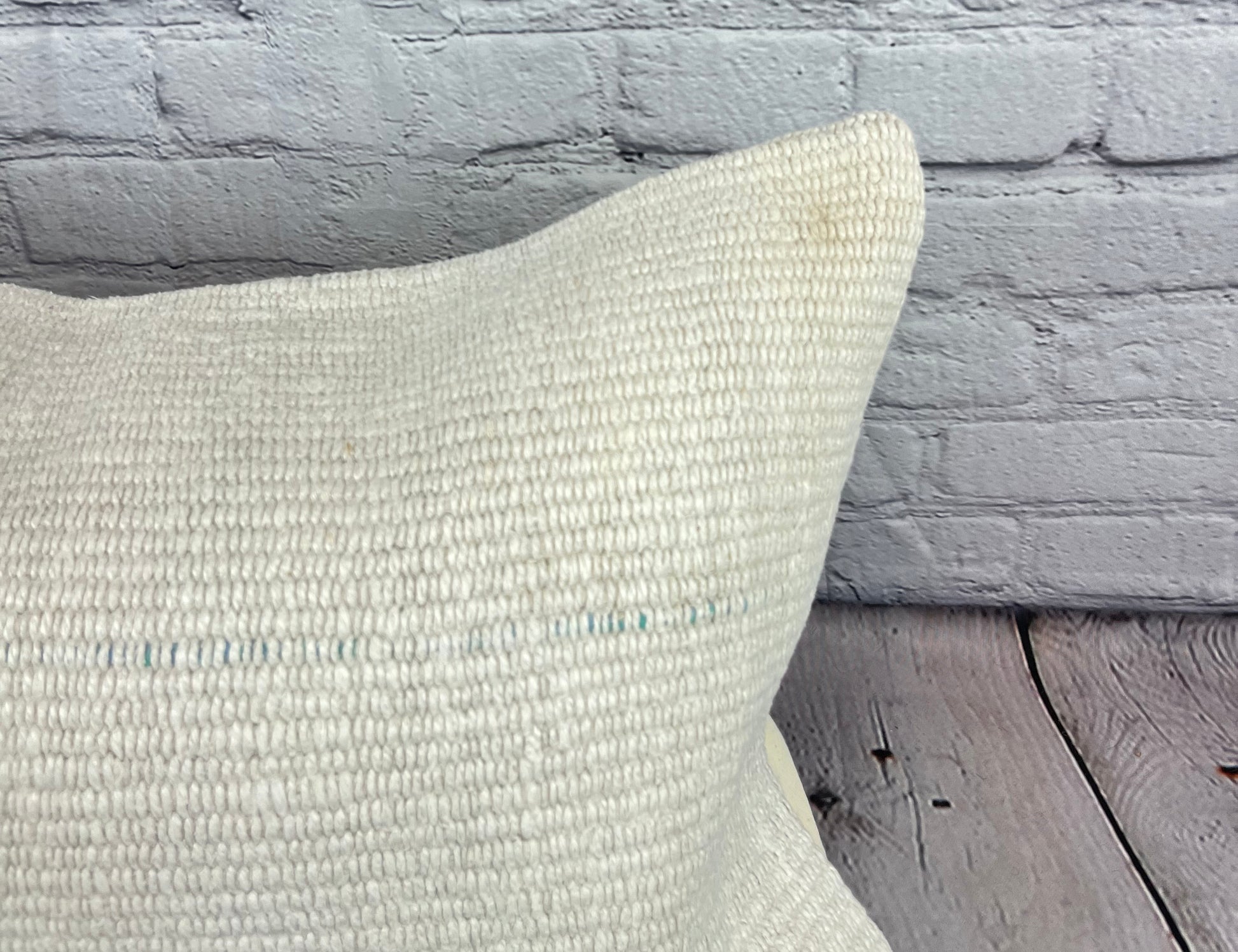 16 x 24 Hemp Pillow Turkish Cushion Natural White Pillow Cushion Cover #6133