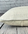 16 x 24 Hemp Pillow Turkish Cushion Natural White Pillow Cushion Cover #6133