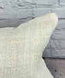 16 x 24 Hemp Pillow Turkish Cushion Natural White Pillow Cushion Cover #6146