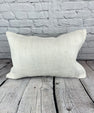 16 x 24 Hemp Pillow Turkish Cushion Natural White Pillow Cushion Cover #6140