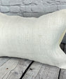 16 x 24 Hemp Pillow Turkish Cushion Natural White Pillow Cushion Cover #6140