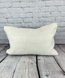 16 x 24 Hemp Pillow Turkish Cushion Natural White Pillow Cushion Cover #6111