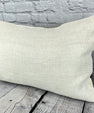 16 x 24 Hemp Pillow Turkish Cushion Natural White Pillow Cushion Cover #6111