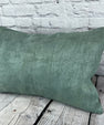 16 x 24 Hemp Pillow Turkish Cushion Natural Spanish Green Pillow Cushion Cover #6410